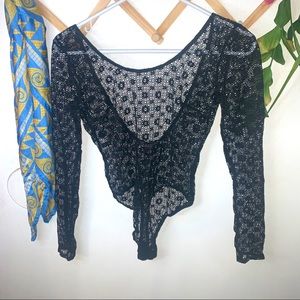 Victoria’s Secret thong lace bodysuit size xs